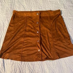 Butter soft suede brown dress